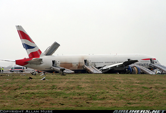 Picture of BA B777 crash at Heathrow