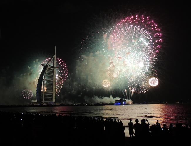 Fireworks Burj Al Arab