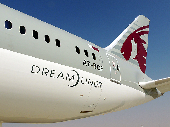 Qatar B787 'dreamliner'