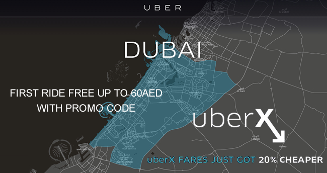 20% Uber korting deze zomer in Dubai