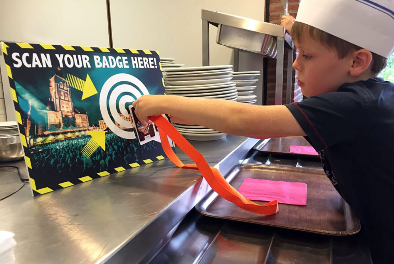 Inscanning Suikerrock catering met RFID