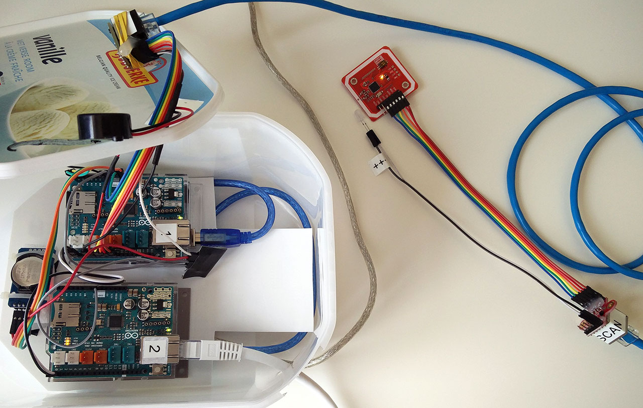 Arduino RFID opstelling