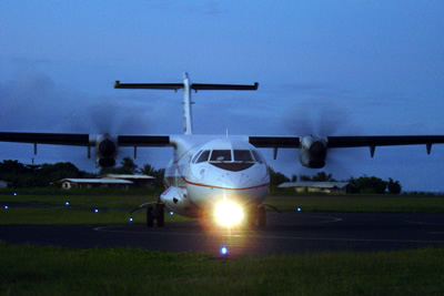 Air Tahiti op Raiatea