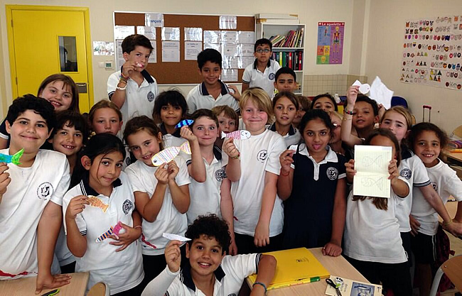 1 april in klas van Roos