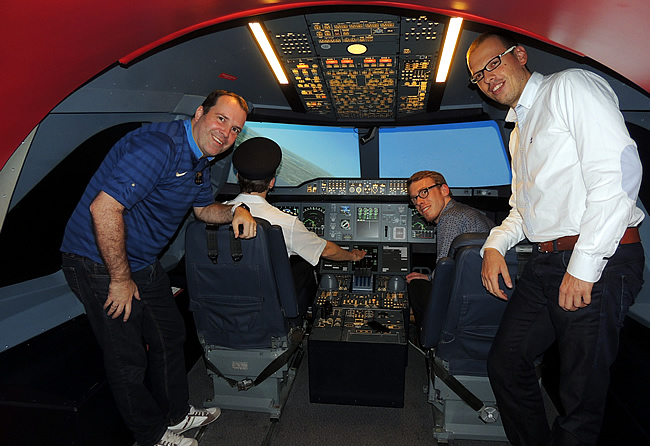 A380 sim in Dubai Mall