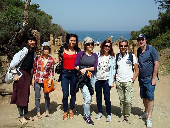 Roman ruins in Tipasa