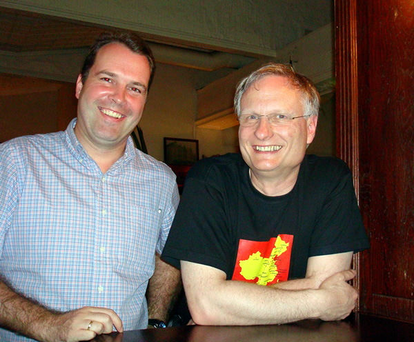 In Sydney met ex-Sabena collega Holger Hebert