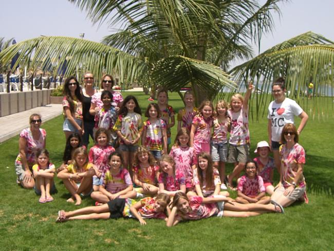 Roos op Brownies weekend in Dubai