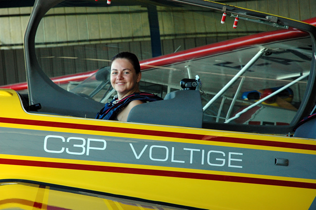 Kristel in de Extra200 van C3P