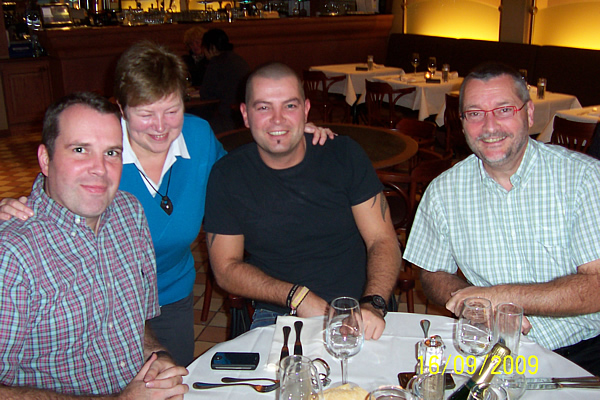 Jan, Rita, Wim en Pierre Ottenbourg