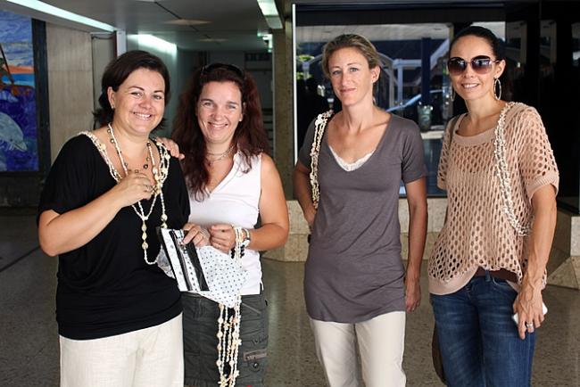 Kristel, Agnes, Agnes en Gaelle