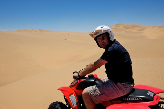 Quad-biking op de duinen