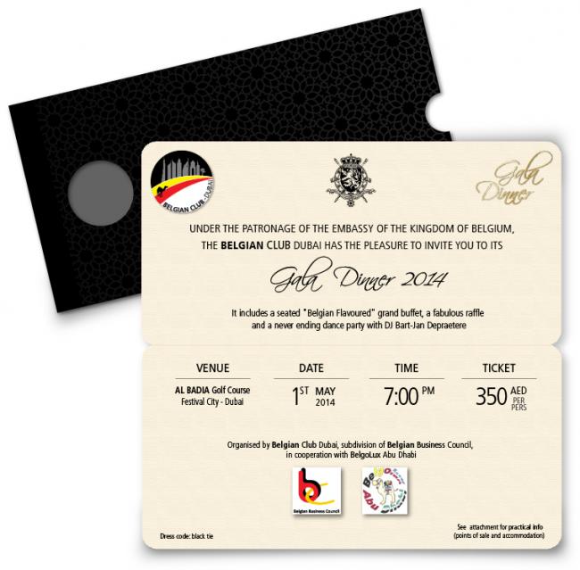 Gala Dinner Belgian Club Dubai 2014