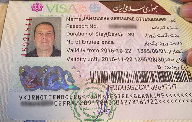 Visum Iran