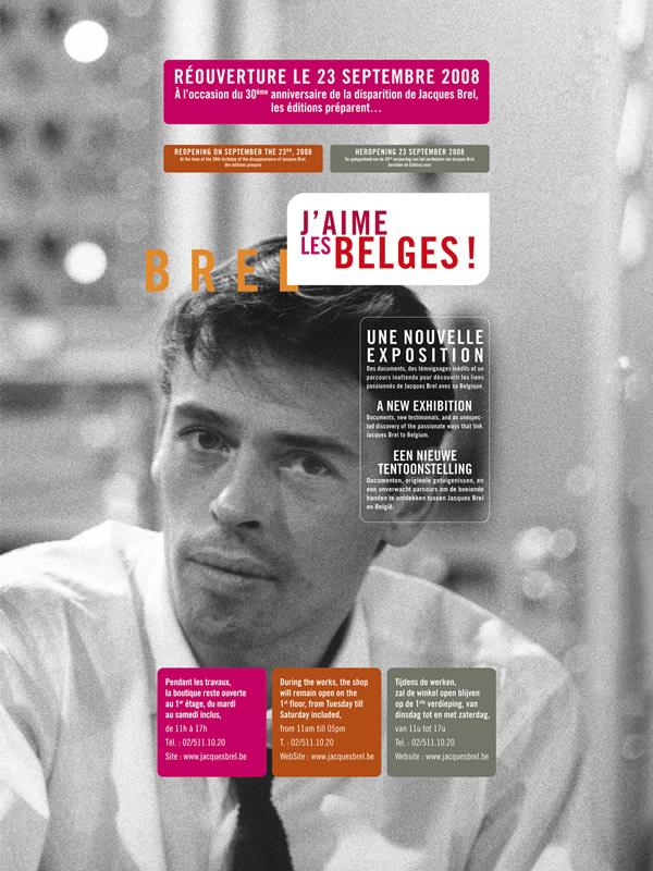 Jacques Brel Tentoonstelling