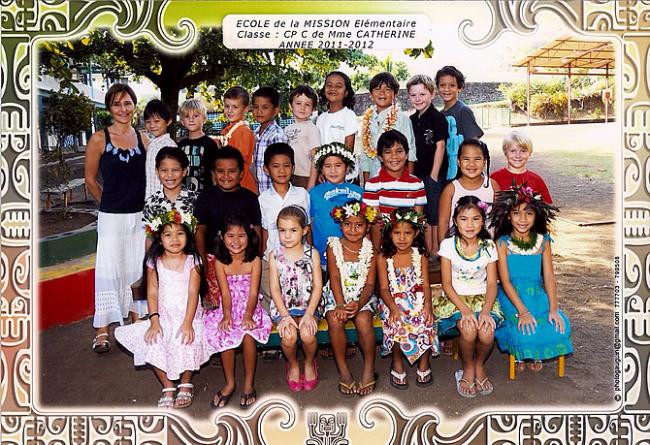Klasfoto La Mission Tahiti, CP, 2011-2112