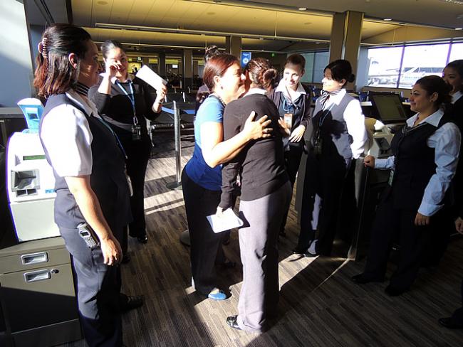 Afscheid nemen door Kristel