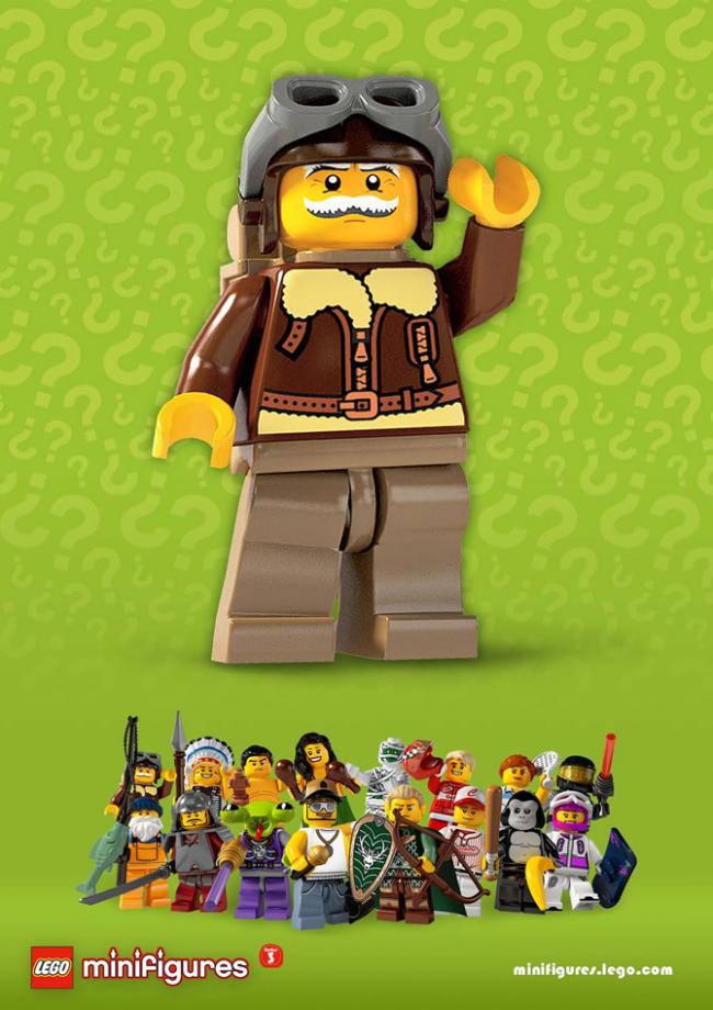 Lego minifiguur piloot