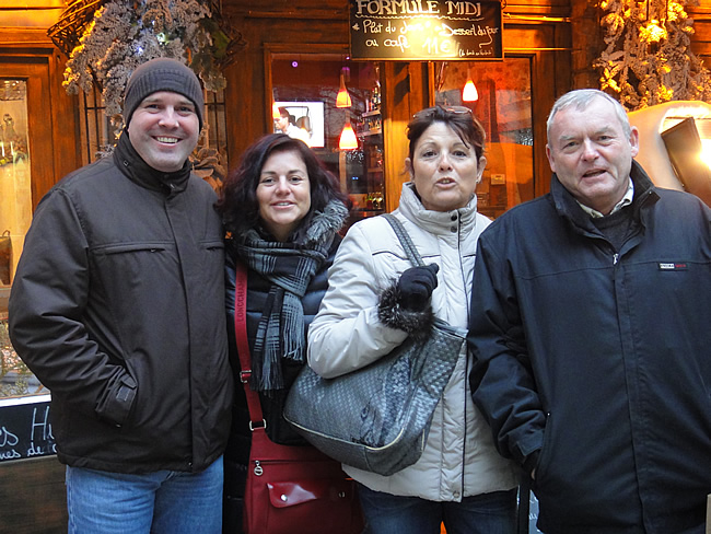 Jan, Kristel, Marie-Paule en Janick