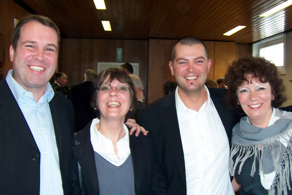 Jan, An, Wim en Gerda Ottenbourg
