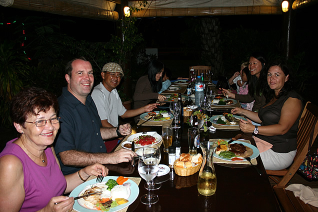 Op restaurant in Moorea
