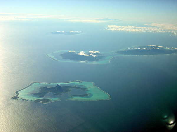 Bora Bora vanop FL390