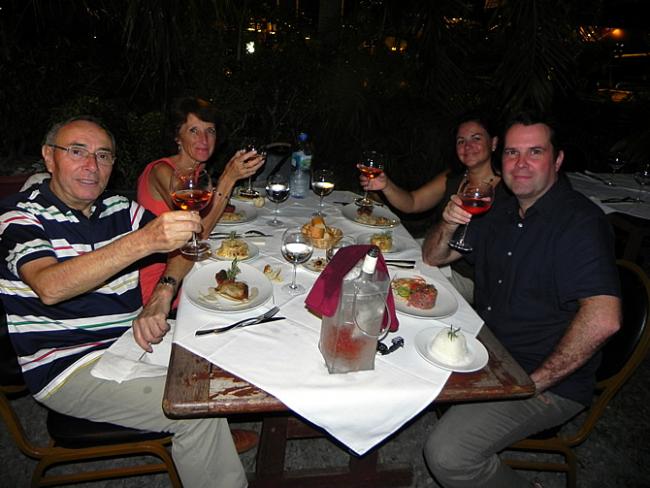 Diner met Guy en Liliane Jouanneau