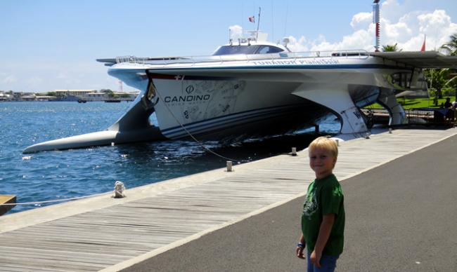 PlanetSolar in Papeete