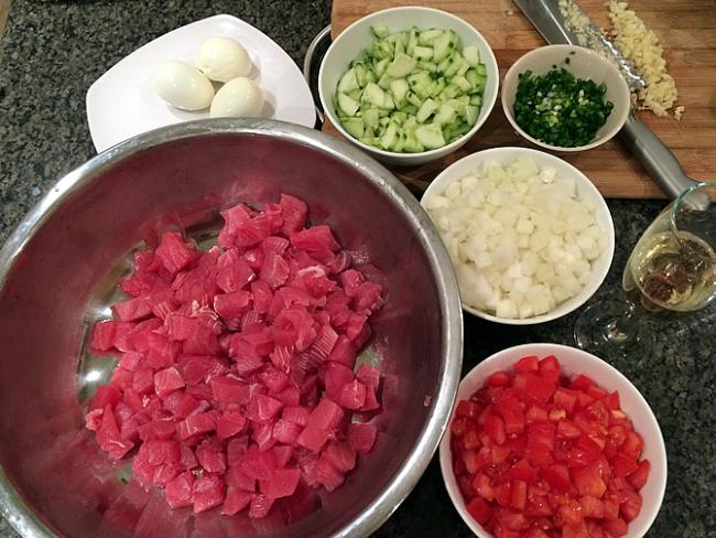 Poisson Cru à la Tahitienne