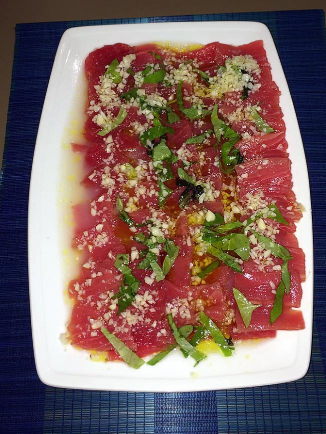 Sashimi de thon