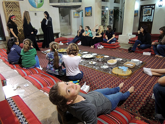 Arabic tea, coffee and dates