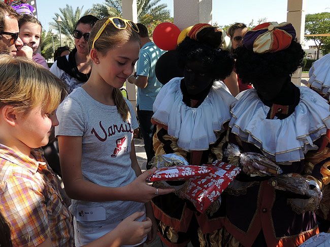 Sint en pieten in Dubai