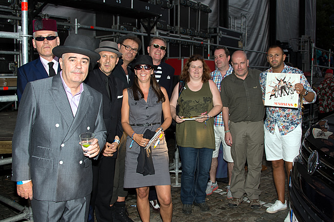 Backstage meet & greet met Madness