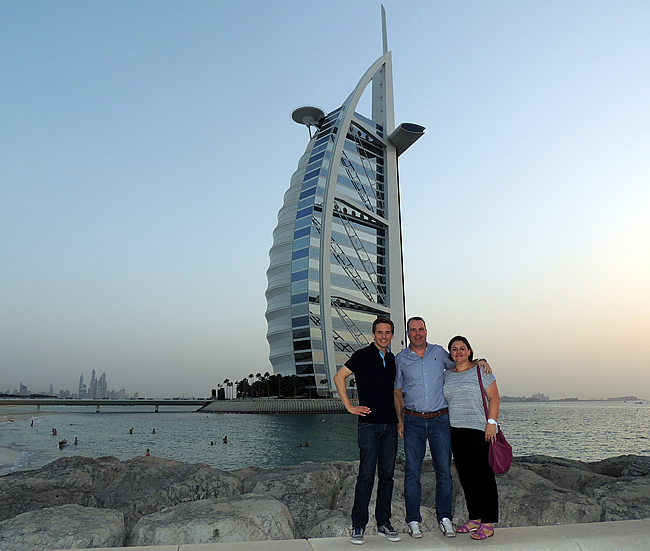 Sunset Burj Al Arab Dubai