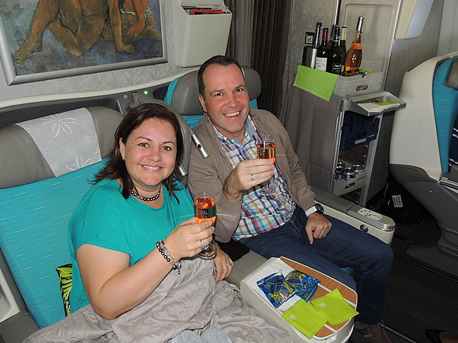 Business Class Air Tahiti Nui (LAX-PPT)