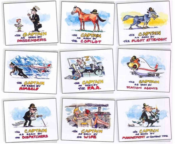 The Captain as seen by...