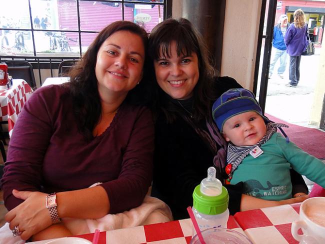 Kristel, Ilse en Ennio