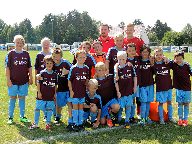 Groepsfoto VSN voetbalstage Glabbeek