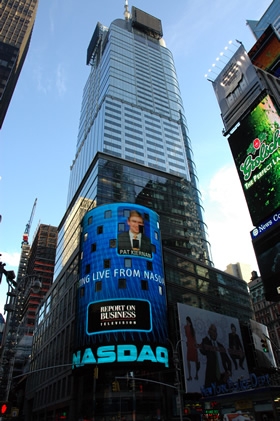 Nasdaq at Times Square