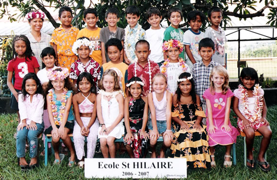 Klasfoto 2006-2007 St-Hilaire CP3