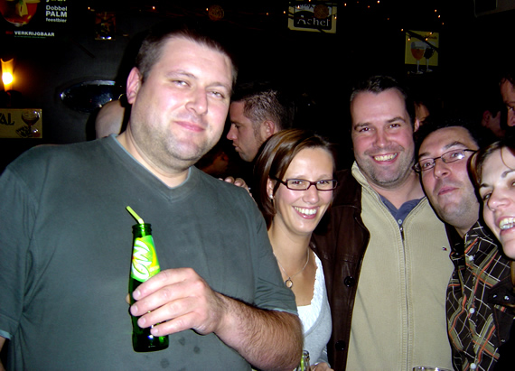 Steve, Marie-Eve, Carl, Jan en Veerle in Den Aflaat, Tienen