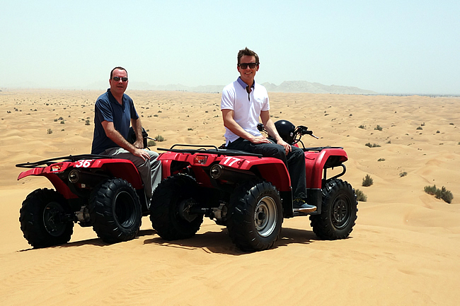 Quad biking Dubai desert