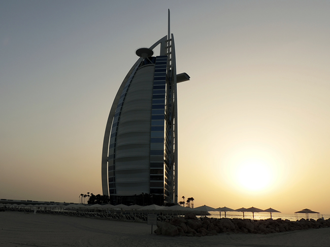 Burj Al Arab sunset