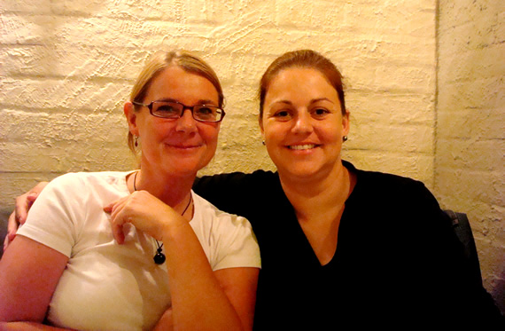 Christinne en Kristel