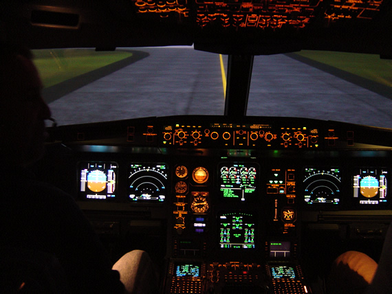 Airbus A340 simulator Miami
