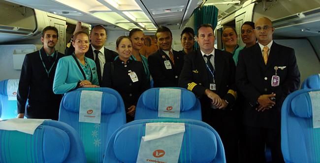 Conviasa - Air Tahiti Nui crew CSS-MAD