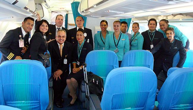 Conviasa - Air Tahiti Nui crew MAD-CSS