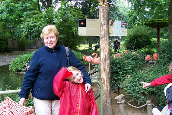 Rita en Sara in de zoo